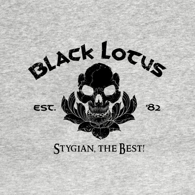 Black Lotus (Black) by Miskatonic Designs